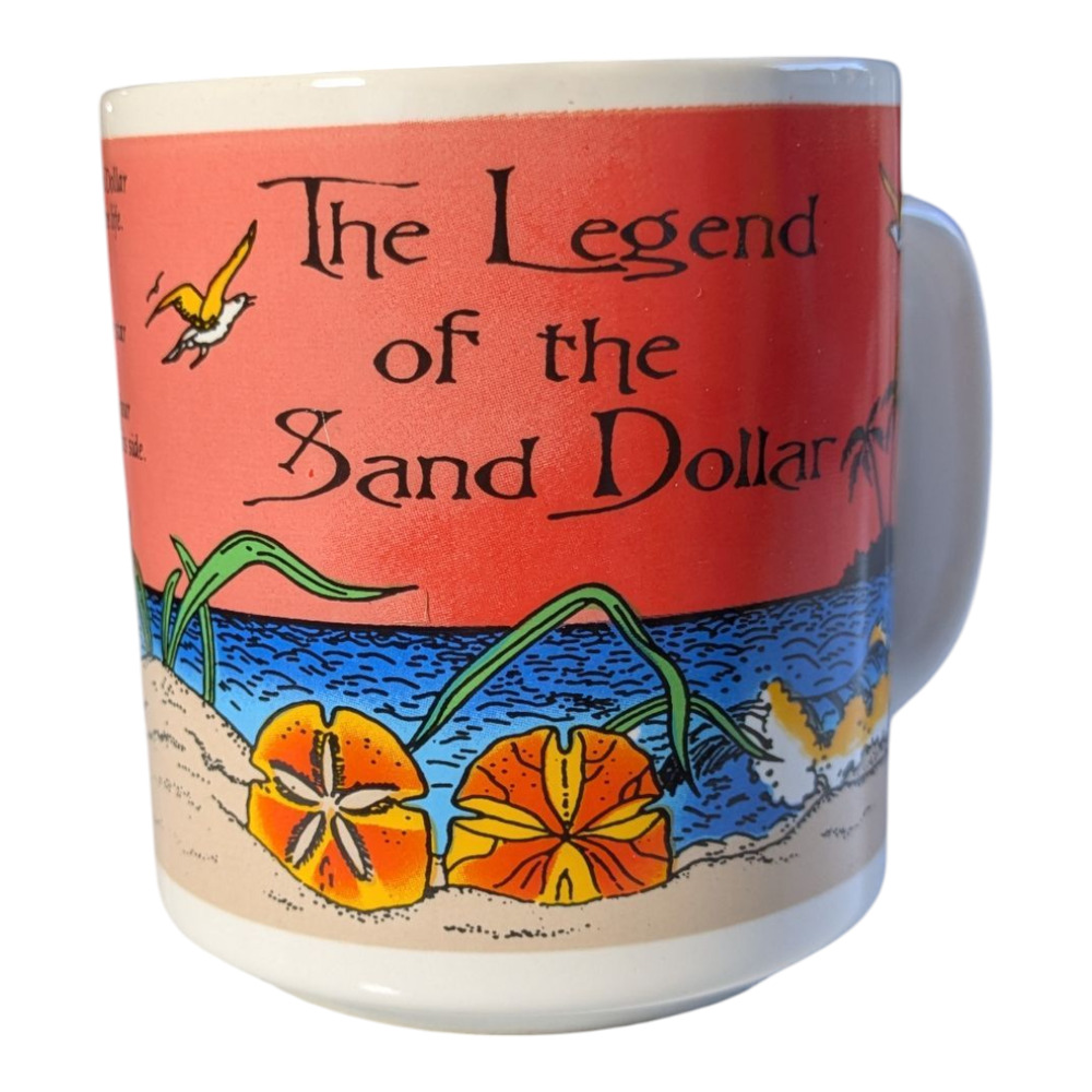 The Legend of the Sand Dollar - Coffee Mug Cup - About 12 oz - NWOT